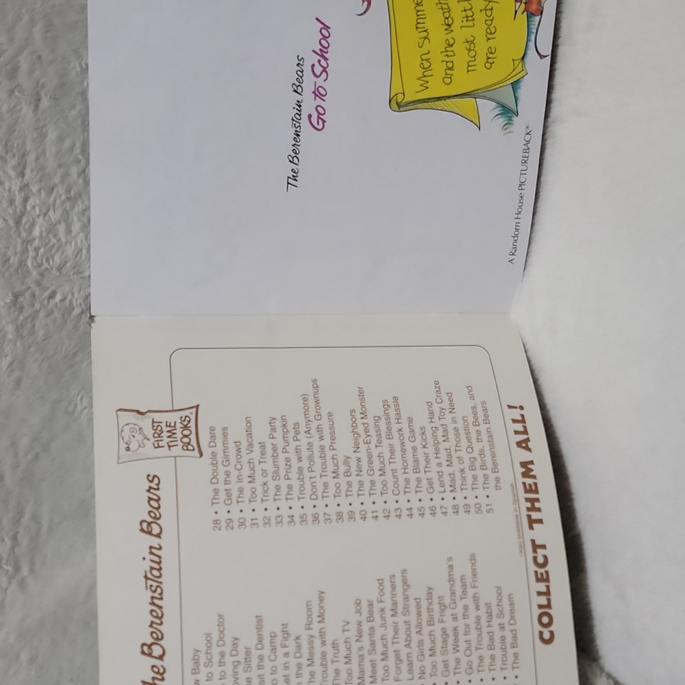 The Berenstain Bears Go To School - Picture 3 of 4